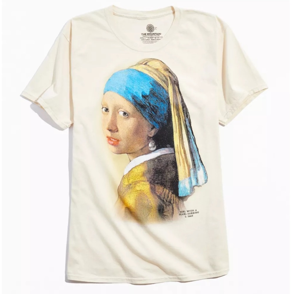 Girl with Pearl Earring Unisex tee, M